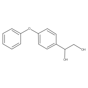 1-(4-Phenoxyphenyl)ethane-1,2-diol Structure