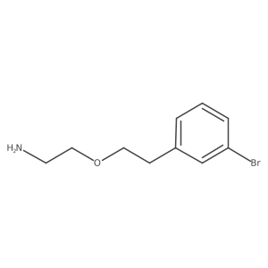 2-[2-(3-Bromophenyl)ethoxy]ethan-1-amine Structure