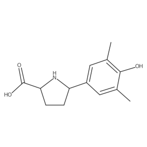 L-Proline, 5-(4-hydroxy-3,5-dimethylphenyl)-, (5R)-结构式