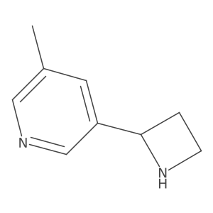 3-(Azetidin-2-yl)-5-methylpyridine结构式