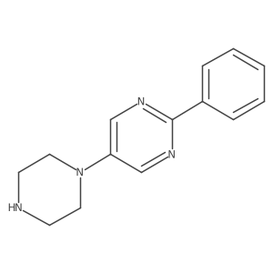 2-Phenyl-5-(piperazin-1-YL)pyrimidine Structure