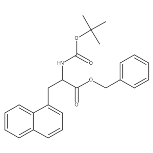 (S)-Benzyl 2-((tert-butoxycarbonyl)amino)-3-(naphthalen-1-yl)propanoate Structure