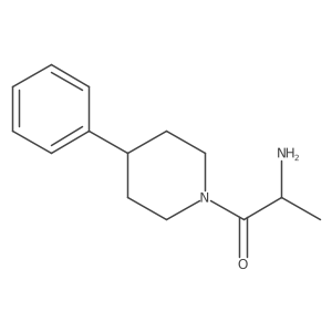 (S)-2-Amino-1-(4-phenylpiperidin-1-yl)-propan-1-one hydrochloride Structure