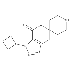 1-Cyclobutylspiro[4,6-dihydroindazole-5,4'-piperidine]-7-one Structure