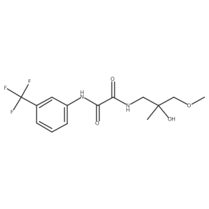 N1-(2-hydroxy-3-methoxy-2-methylpropyl)-N2-(3-(trifluoromethyl)phenyl)oxalamide Structure