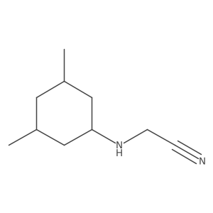 Acetonitrile, 2-[(3,5-dimethylcyclohexyl)amino]-结构式