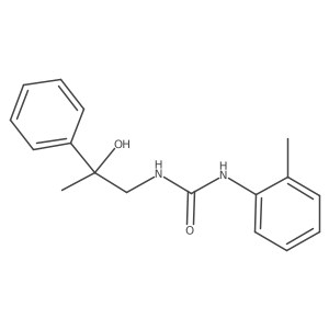 1-(2-Hydroxy-2-phenylpropyl)-3-(o-tolyl)urea Structure
