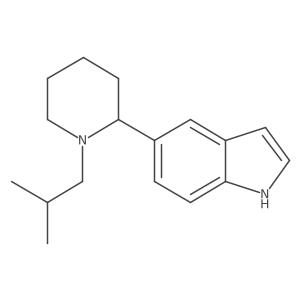 5-(1-Isobutylpiperidin-2-yl)-1H-indole Structure