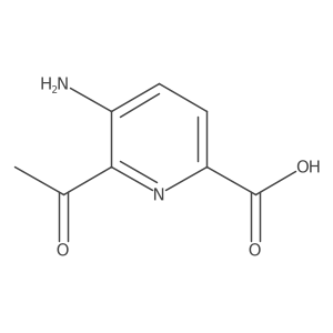 6-Acetyl-5-aminopyridine-2-carboxylic acid Structure