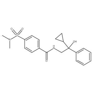 N-(2-cyclopropyl-2-hydroxy-2-phenylethyl)-4-(N,N-dimethylsulfamoyl)benzamide Structure