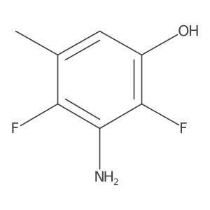 3-Amino-2,4-difluoro-5-methylphenol Structure