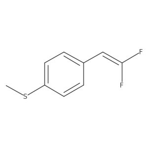 beta,beta-Difluoro-4-(methylthio)styrene Structure
