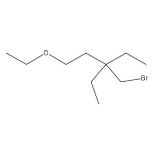 3-(Bromomethyl)-1-ethoxy-3-ethylpentane Structure