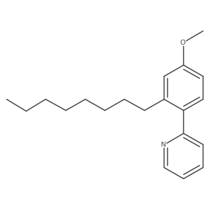 2-(4-Methoxy-2-n-octylphenyl)pyridine Structure