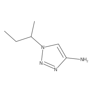 1-(butan-2-yl)-1H-1,2,3-triazol-4-amine结构式