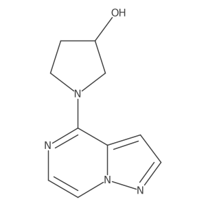 1-(Pyrazolo[1,5-a]pyrazin-4-yl)pyrrolidin-3-ol Structure