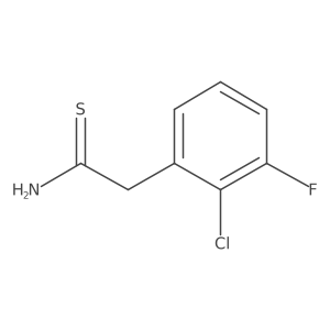 2-(2-Chloro-3-fluorophenyl)ethanethioamide结构式
