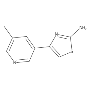 4-(5-Methylpyridin-3-yl)-1,3-thiazol-2-amine Structure