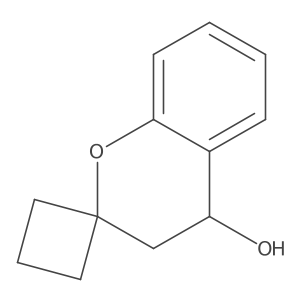 Spiro[chromane-2,1'-cyclobutan]-4-ol Structure