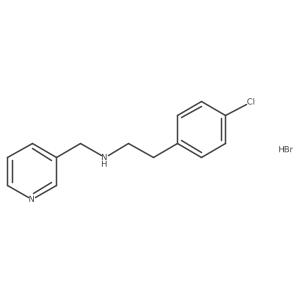 [2-(4-Chlorophenyl)ethyl](3-pyridinylmethyl)amine hydrobromide结构式