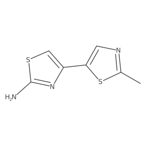 4-(2-Methyl-1,3-thiazol-5-yl)-1,3-thiazol-2-amine结构式