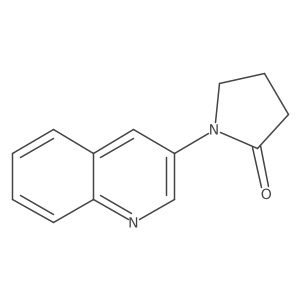 1-Quinolin-3-yl-pyrrolidin-2-one Structure