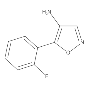 5-(2-Fluorophenyl)-1,2-oxazol-4-amine Structure