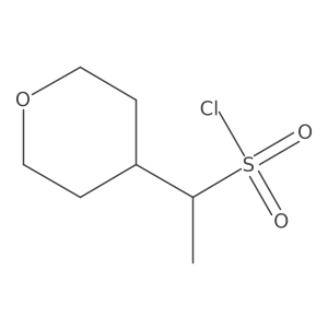 1-(Oxan-4-yl)ethane-1-sulfonyl chloride Structure