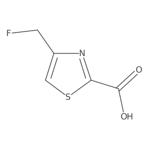 4-(Fluoromethyl)-2-thiazolecarboxylic acid Structure