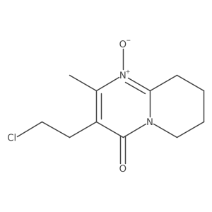 3-(2-Chloroethyl)-2-methyl-6,7,8,9-tetrahydro-4H-pyrido[1,2-a]pyrimidin-4-one N-Oxide结构式