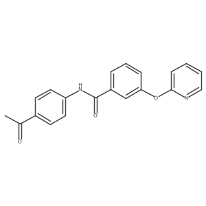 N-(4-acetylphenyl)-3-(pyridin-2-yloxy)benzamide Structure