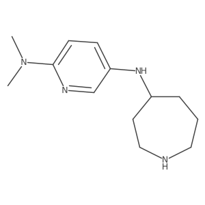 N5-(Azepan-4-yl)-N2,N2-dimethylpyridine-2,5-diamine结构式