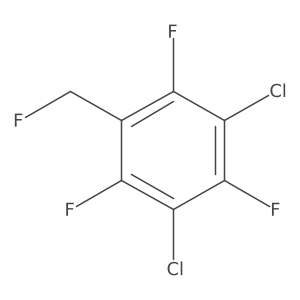 1,3-Dichloro-5-fluoromethyl-2,4,6-trifluorobenzene Structure