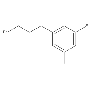 1-(3-Bromopropyl)-3-fluoro-5-iodobenzene Structure