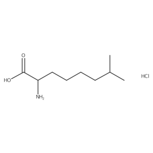 (S)-2-Amino-7-methyloctanoic acid hydrochloride Structure