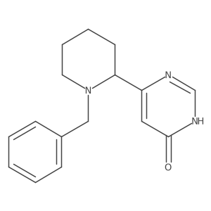 6-(1-Benzylpiperidin-2-yl)pyrimidin-4-ol结构式