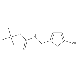 Tert-butyl N-[(5-hydroxythiophen-2-YL)methyl]carbamate结构式
