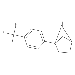 1-(4-(Trifluoromethyl)phenyl)-5-azabicyclo[2.1.1]hexane Structure