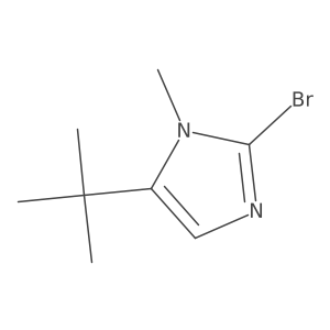 2-Bromo-5-(tert-butyl)-1-methyl-1H-imidazole结构式