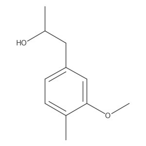 1-(3-Methoxy-4-methylphenyl)propan-2-ol结构式
