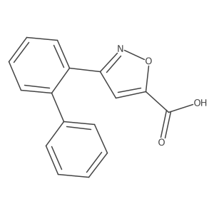 3-(2-Phenylphenyl)-1,2-oxazole-5-carboxylic acid Structure