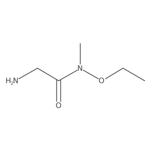 2-Amino-N-ethoxy-N-methylacetamide Structure