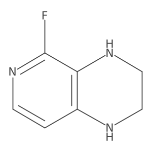5-Fluoro-1,2,3,4-tetrahydropyrido[3,4-b]pyrazine结构式