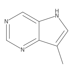 7-Methyl-5H-pyrrolo[3,2-d]pyrimidine结构式