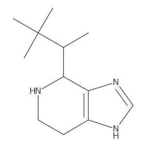 4-(3,3-dimethylbutan-2-yl)-3H,4H,5H,6H,7H-imidazo[4,5-c]pyridine结构式