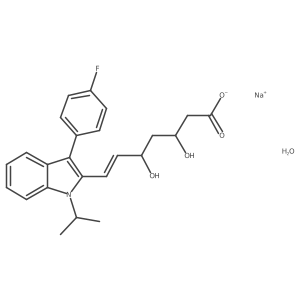 Fluvastatin sodium hydrate Structure
