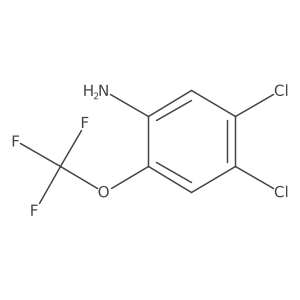4,5-Dichloro-2-(trifluoromethoxy)aniline Structure