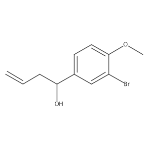 3-Bromo-4-methoxy-I+/--2-propen-1-ylbenzenemethanol Structure