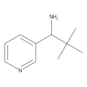 (S)-2,2-Dimethyl-1-(pyridin-3-yl)propan-1-amine Structure