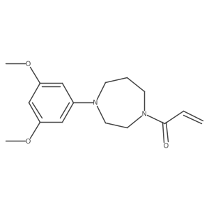 1-[4-(3,5-Dimethoxyphenyl)-1,4-diazepan-1-yl]prop-2-en-1-one Structure